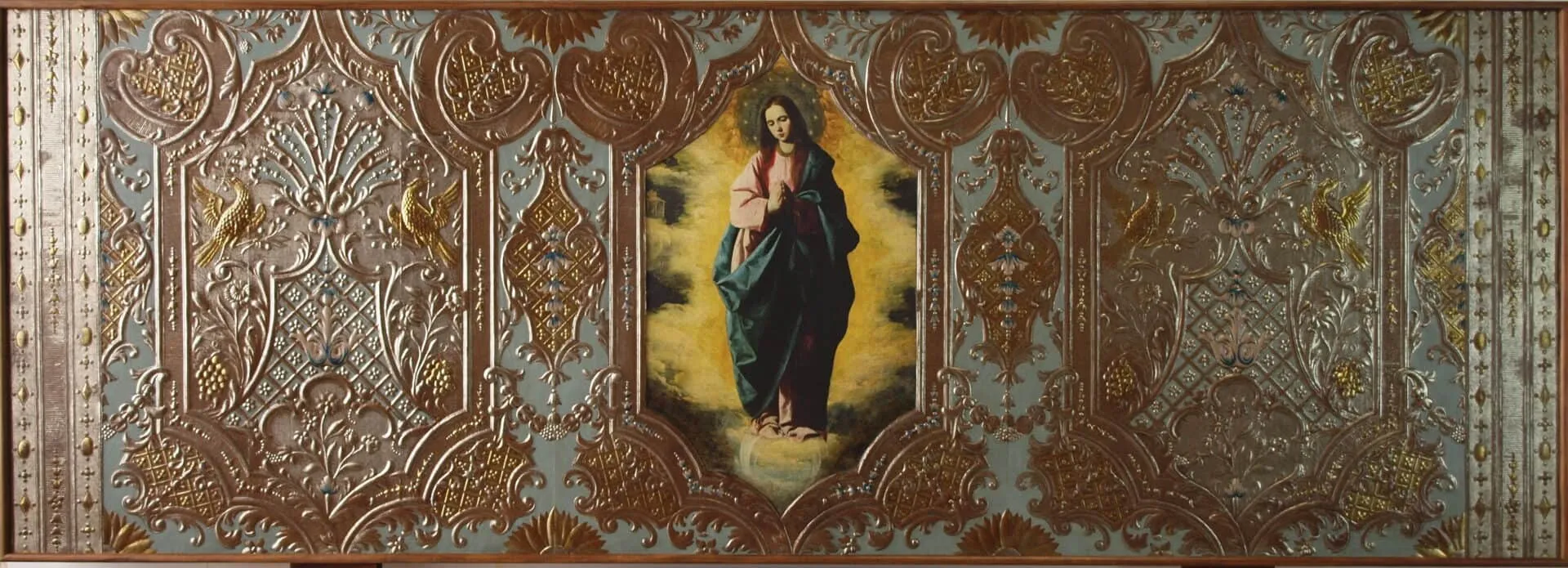 Antependium en cuir de cordoue Immaculée Conception de Zubaran